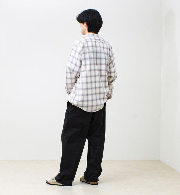 GLOSTER「【色で選べる/ユニセックス対応】GOODNESS イージーパンツ」|チノ|