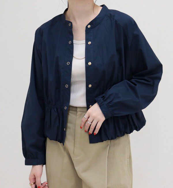 fredy emue「クロップドバルーン前開きブラウス」|シャツ・ブラウス|