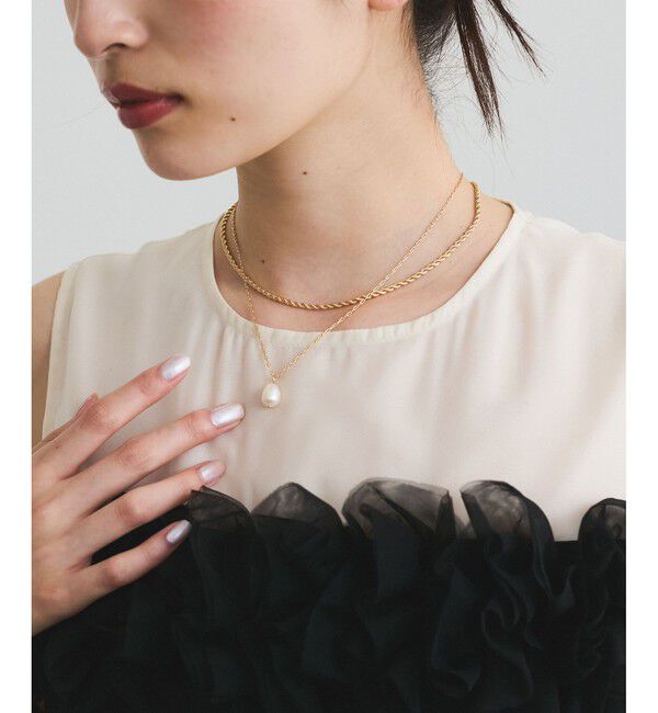 VIS「レイヤード淡水パールネックレス」|ネックレス|ゴールド