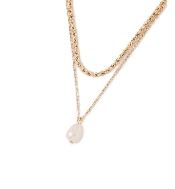 VIS「レイヤード淡水パールネックレス」|ネックレス|