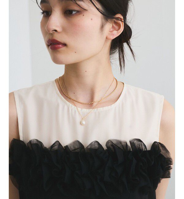 VIS「レイヤード淡水パールネックレス」|ネックレス|