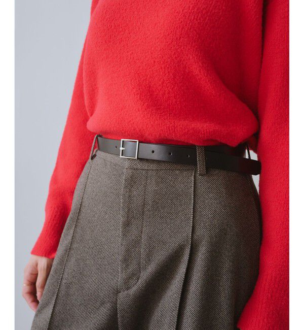 ROPE PICNIC PASSAGE「22mmスリムスクエアバックルベルト」|ベルト|ブラック系(03)