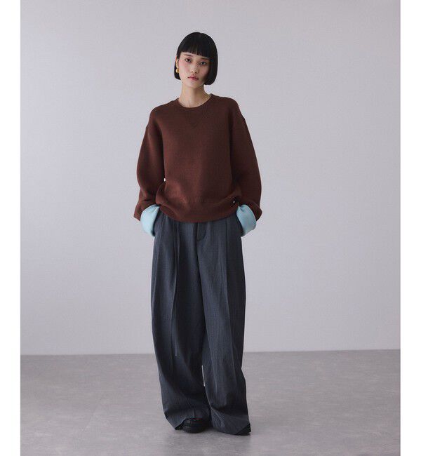 バイカラーリバーシブルニットプルオーバー（ADAM ET ROPE'）｜ルミネ