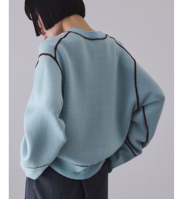 バイカラーリバーシブルニットプルオーバー（ADAM ET ROPE'）｜ルミネ