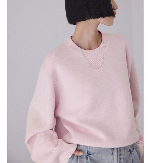 バイカラーリバーシブルニットプルオーバー（ADAM ET ROPE'）｜ルミネ