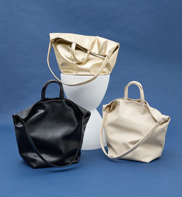 collex「2WAY底マチワイド レザーライクワンショルダーバッグ」|ショルダー・メッセンジャー|