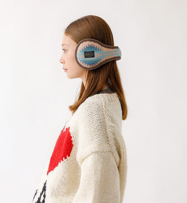 ABAHOUSE「【PENDLETON / ペンドルトン】FLANNEL EAR MUFF / フ」|イヤーマフ|