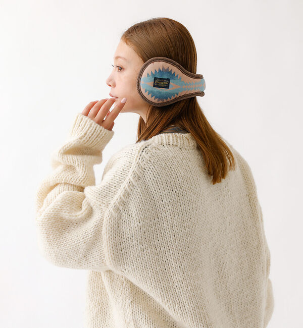 ABAHOUSE「【PENDLETON / ペンドルトン】FLANNEL EAR MUFF / フ」|イヤーマフ|