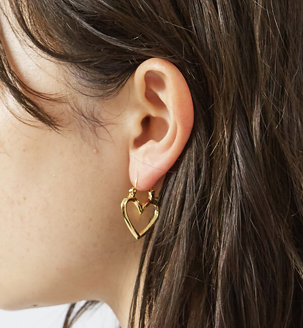 Rouge vif「【LUV AJ/ラヴエージェイ】ハートピアス / MINI HEARTBREAK」|ピアス|