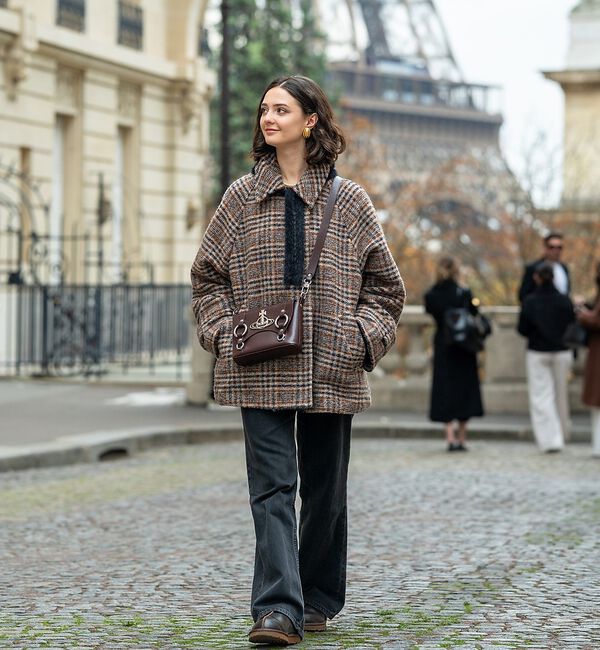 Rouge vif「【Caline Paris/カリーヌパリ】ゴールドイヤリング/両耳」|ピアス|