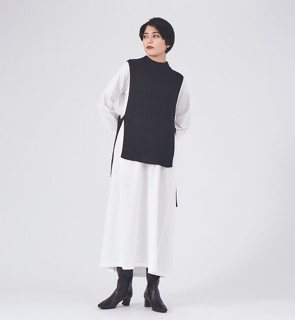 AU BANNISTER「【スノーソール】ソフトスクエアトゥロングブーツ」|ショートブーツ|