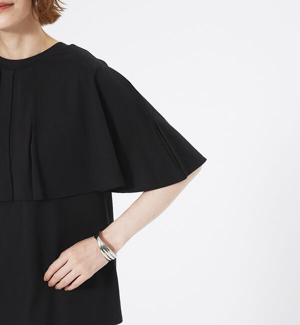 abahouse mavie「シルケットマルチWAYケーププルオーバー」|Tシャツ・カットソー|