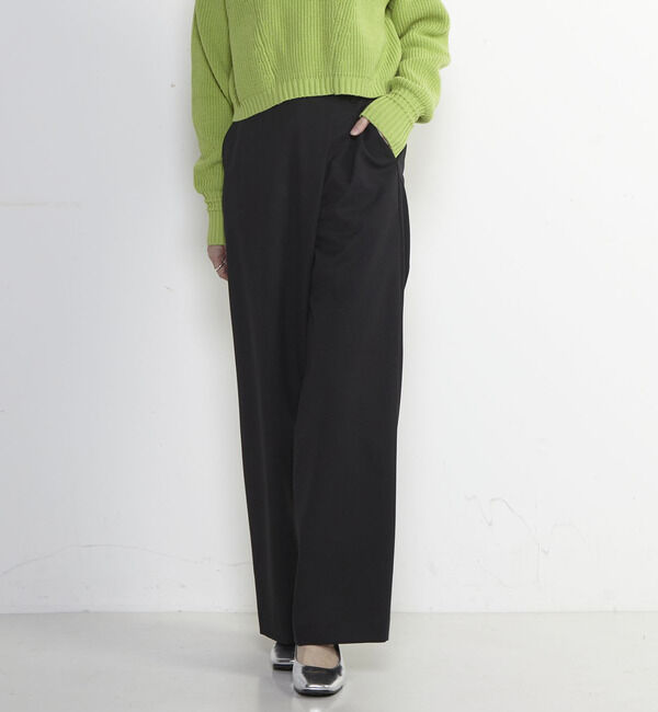 Soffitto「タイパンストレートパンツ」|その他|ブラック