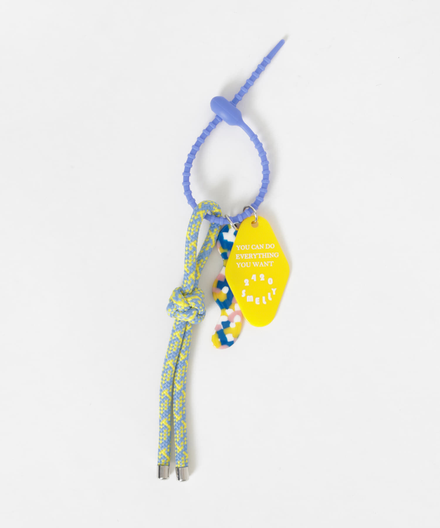 SMELLY「カラフルチャームシリコンキーチェーン」|チャーム・キーホルダー|