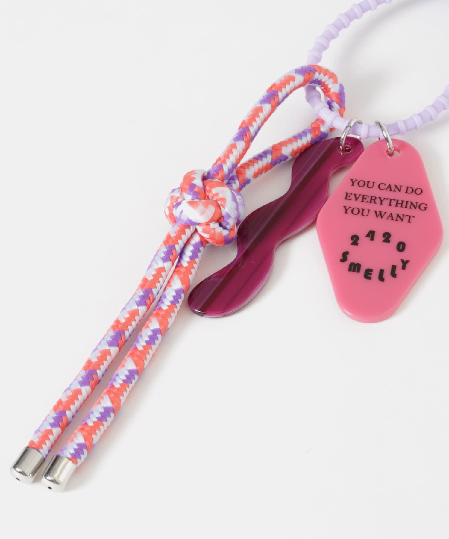 SMELLY「カラフルチャームシリコンキーチェーン」|チャーム・キーホルダー|