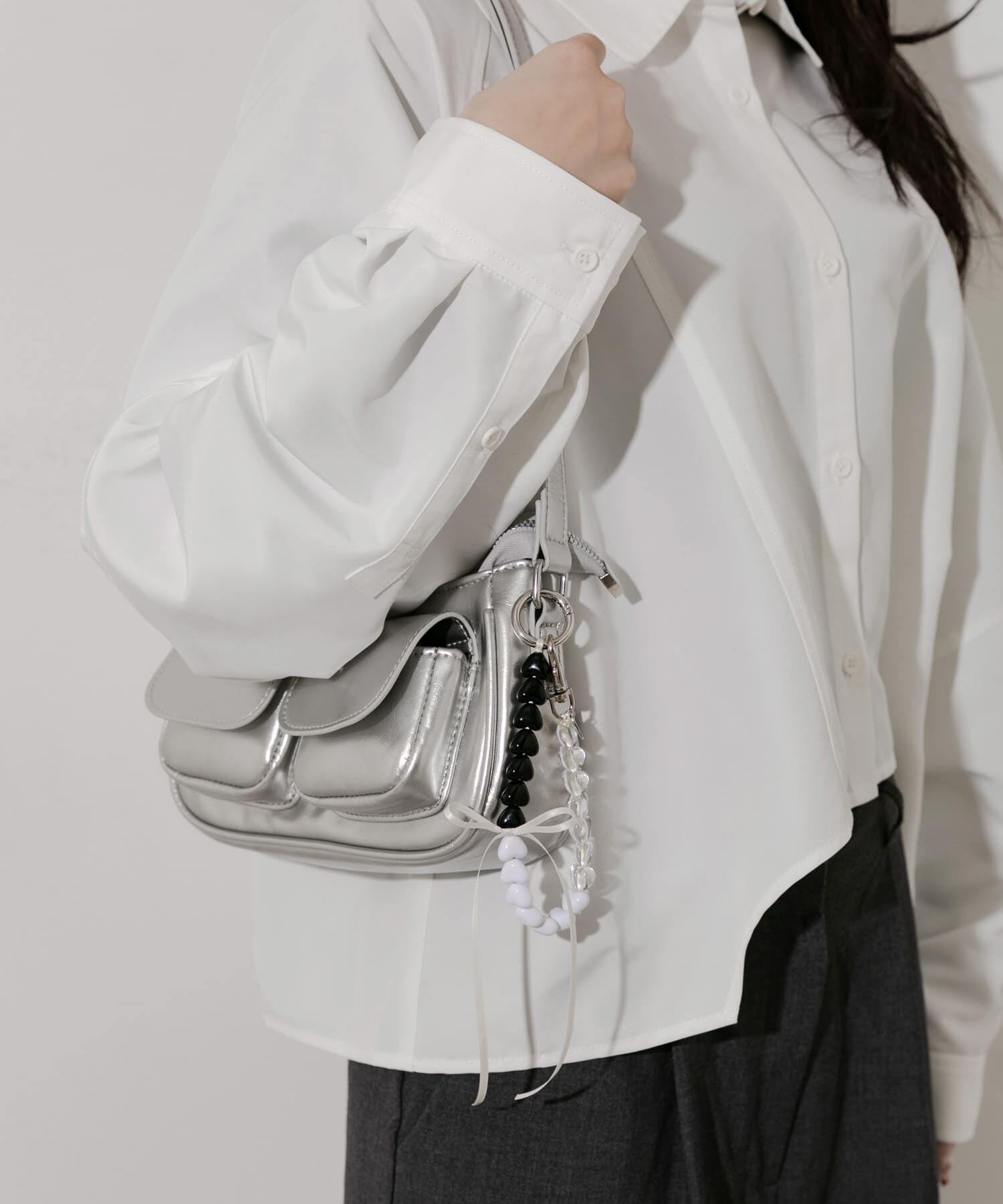 SMELLY「カラフルミニハートリボンキーチェーン」|モバイルケース|