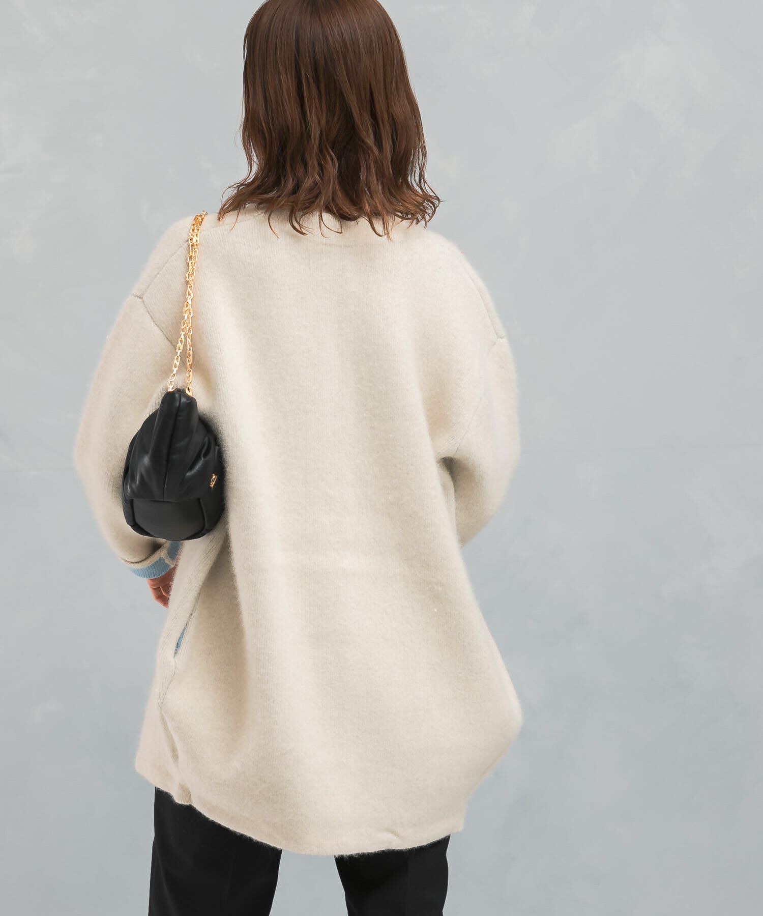 URBAN RESEARCH ROSSO「ELENDEEK　CN RACCOON MIX WCD」|カーディガン|