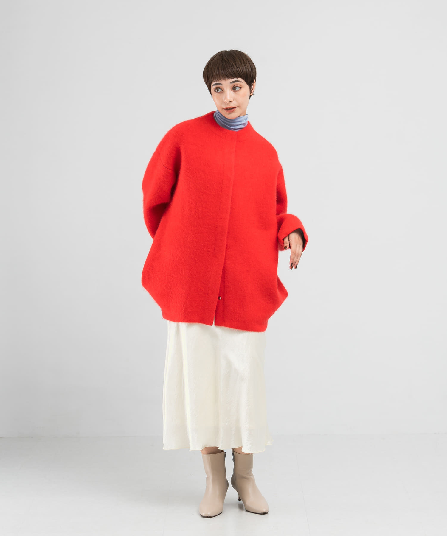 URBAN RESEARCH ROSSO「ELENDEEK　CN RACCOON MIX WCD」|カーディガン|