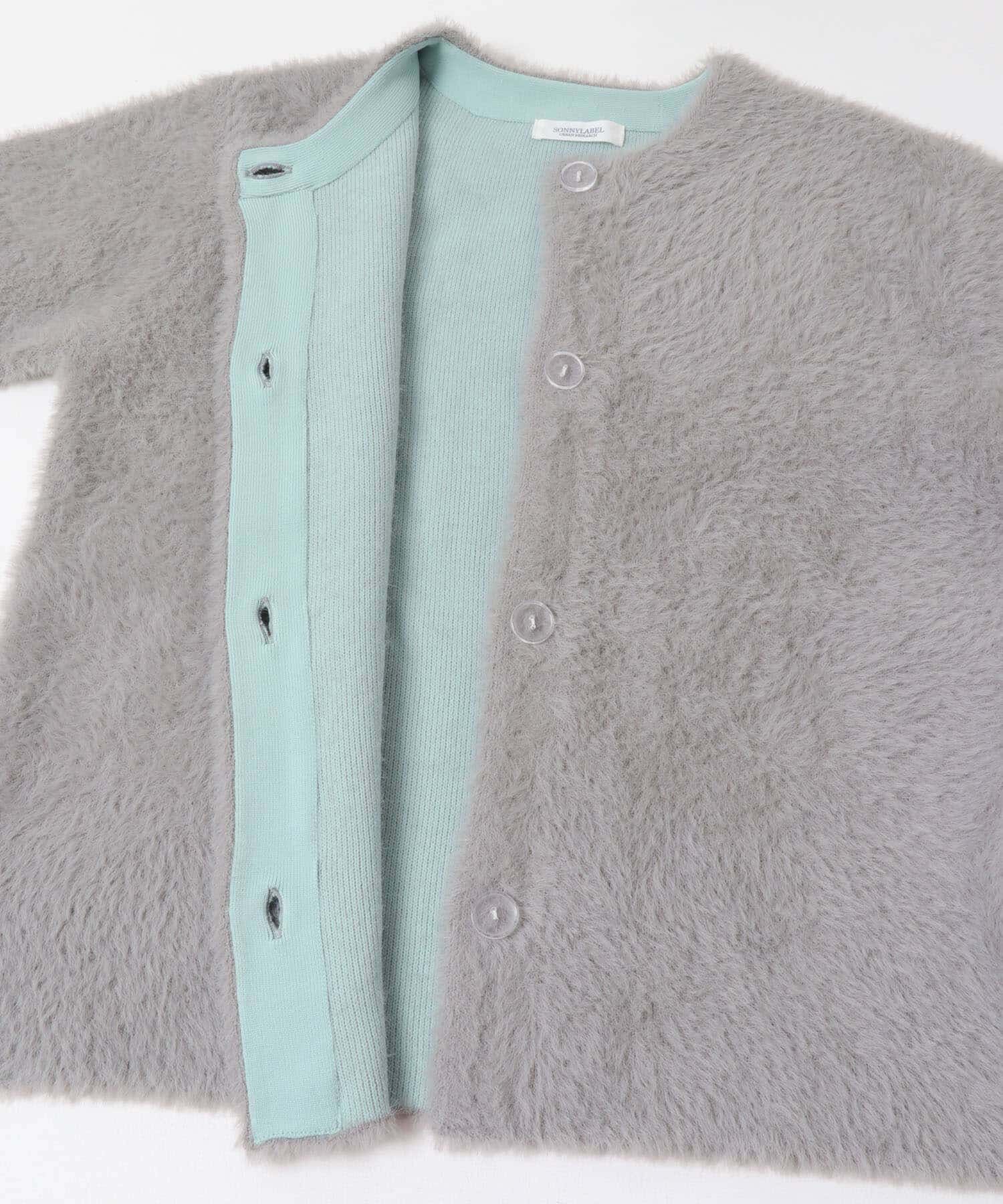 Sonny Label 「ダブルフェイスバイカラーカーディガン」|カーディガン|