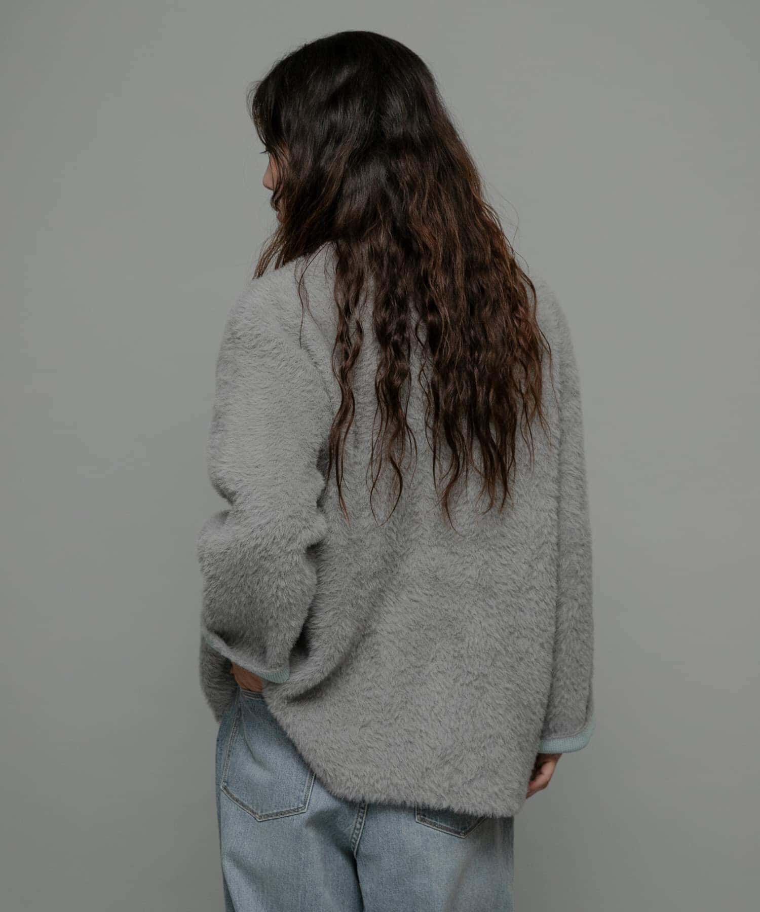 Sonny Label 「ダブルフェイスバイカラーカーディガン」|カーディガン|