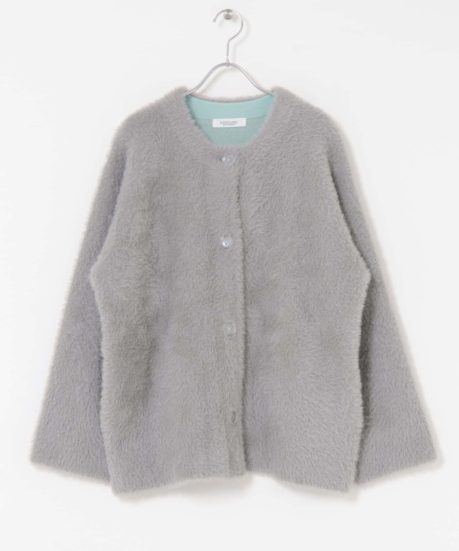 Sonny Label 「ダブルフェイスバイカラーカーディガン」|カーディガン|