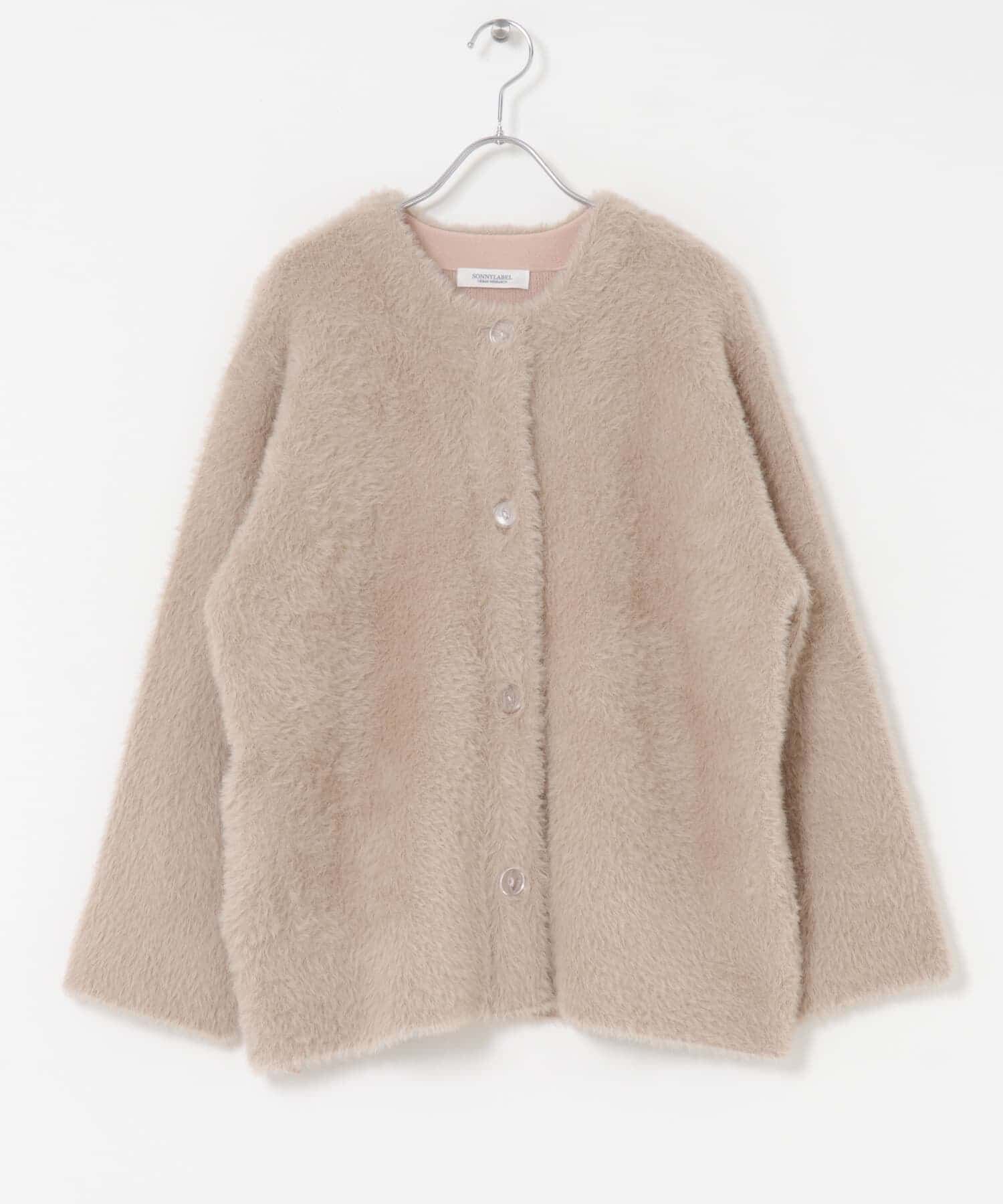 Sonny Label 「ダブルフェイスバイカラーカーディガン」|カーディガン|