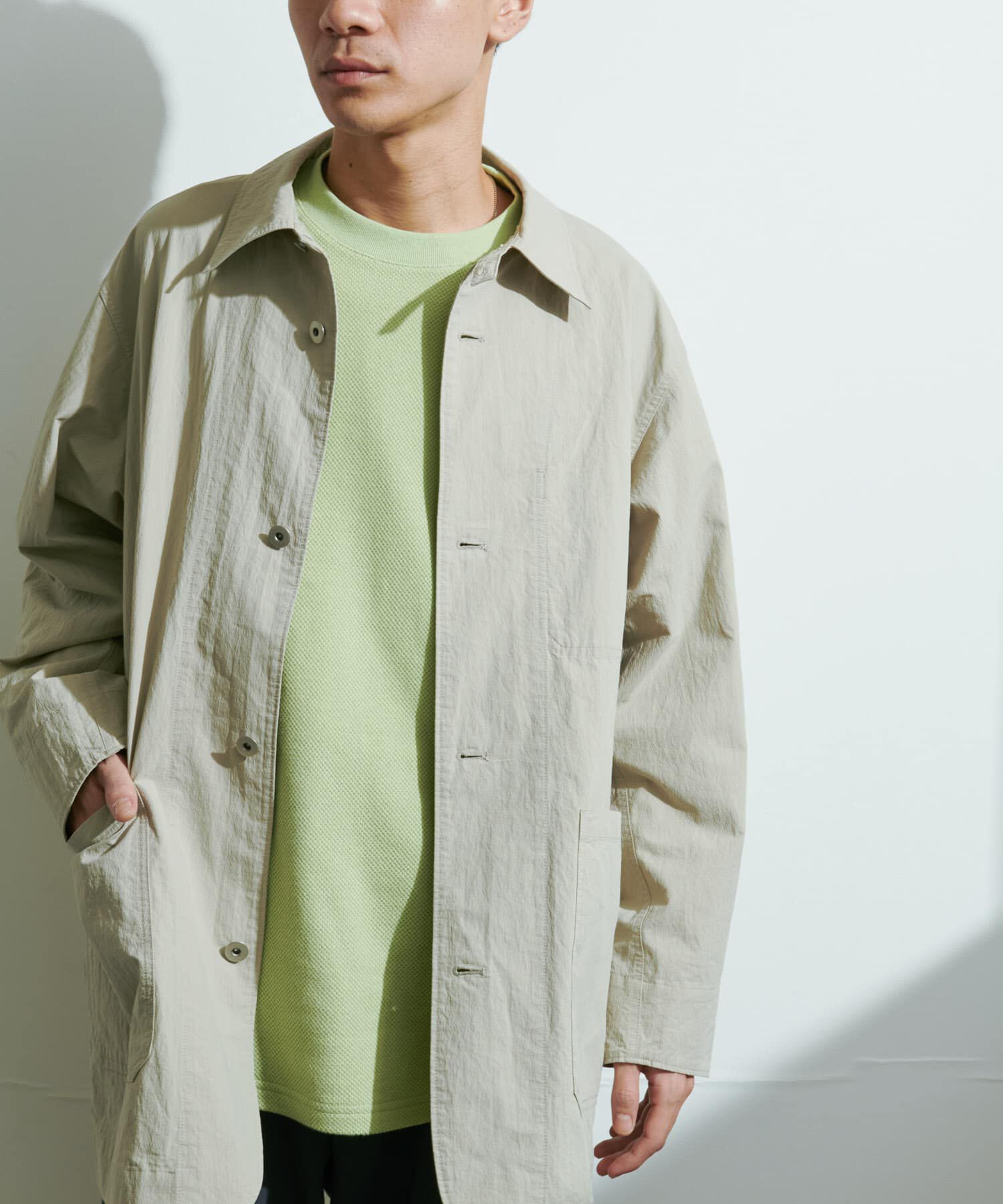 URBAN RESEARCH DOORS「バイオウォッシュ カバーオール ミドルジャケット」|その他|