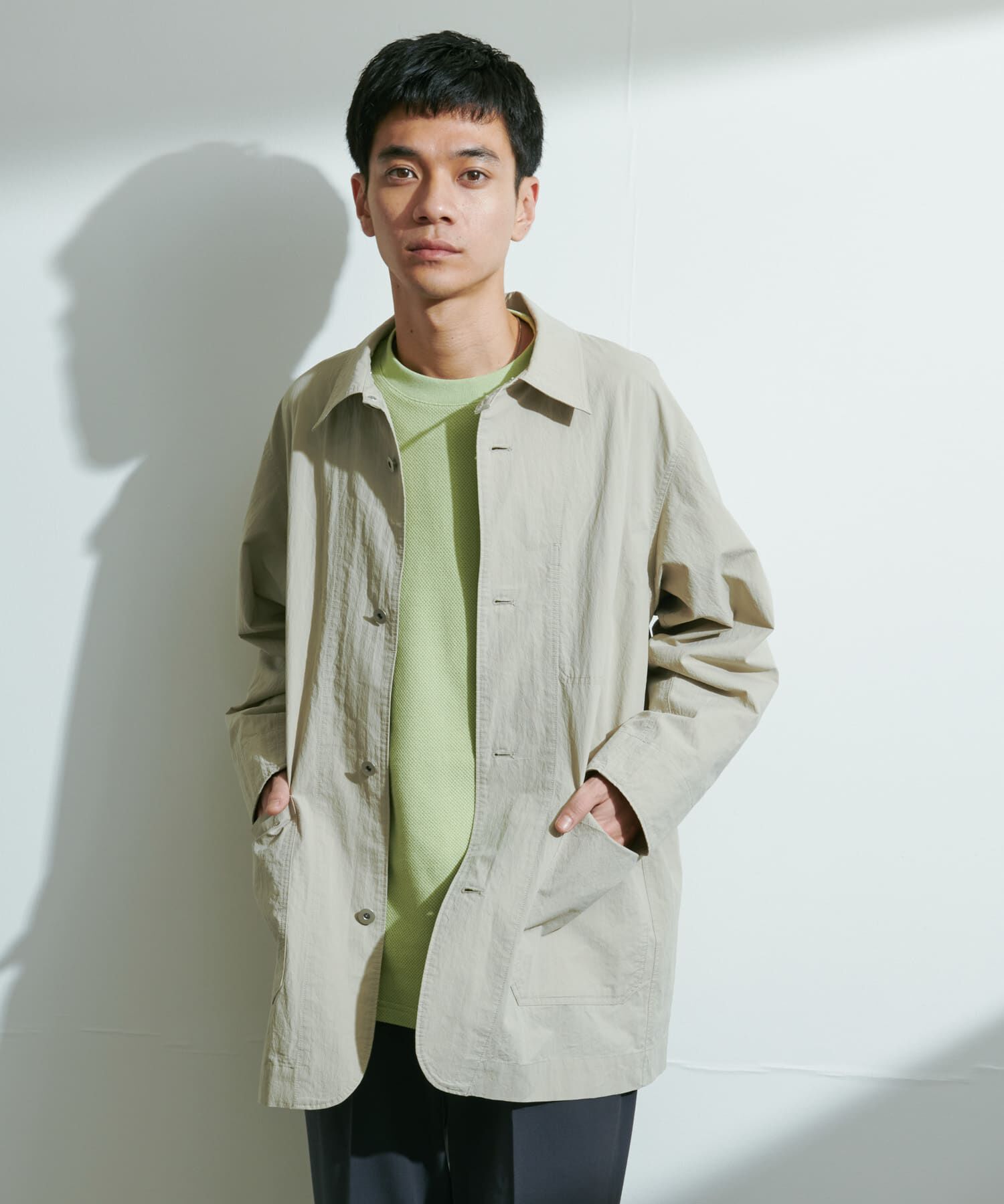 URBAN RESEARCH DOORS「バイオウォッシュ カバーオール ミドルジャケット」|その他|