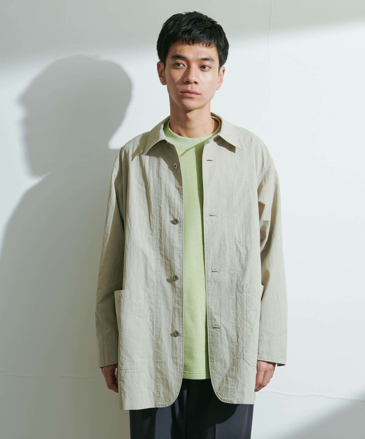 URBAN RESEARCH DOORS「バイオウォッシュ カバーオール ミドルジャケット」|その他|