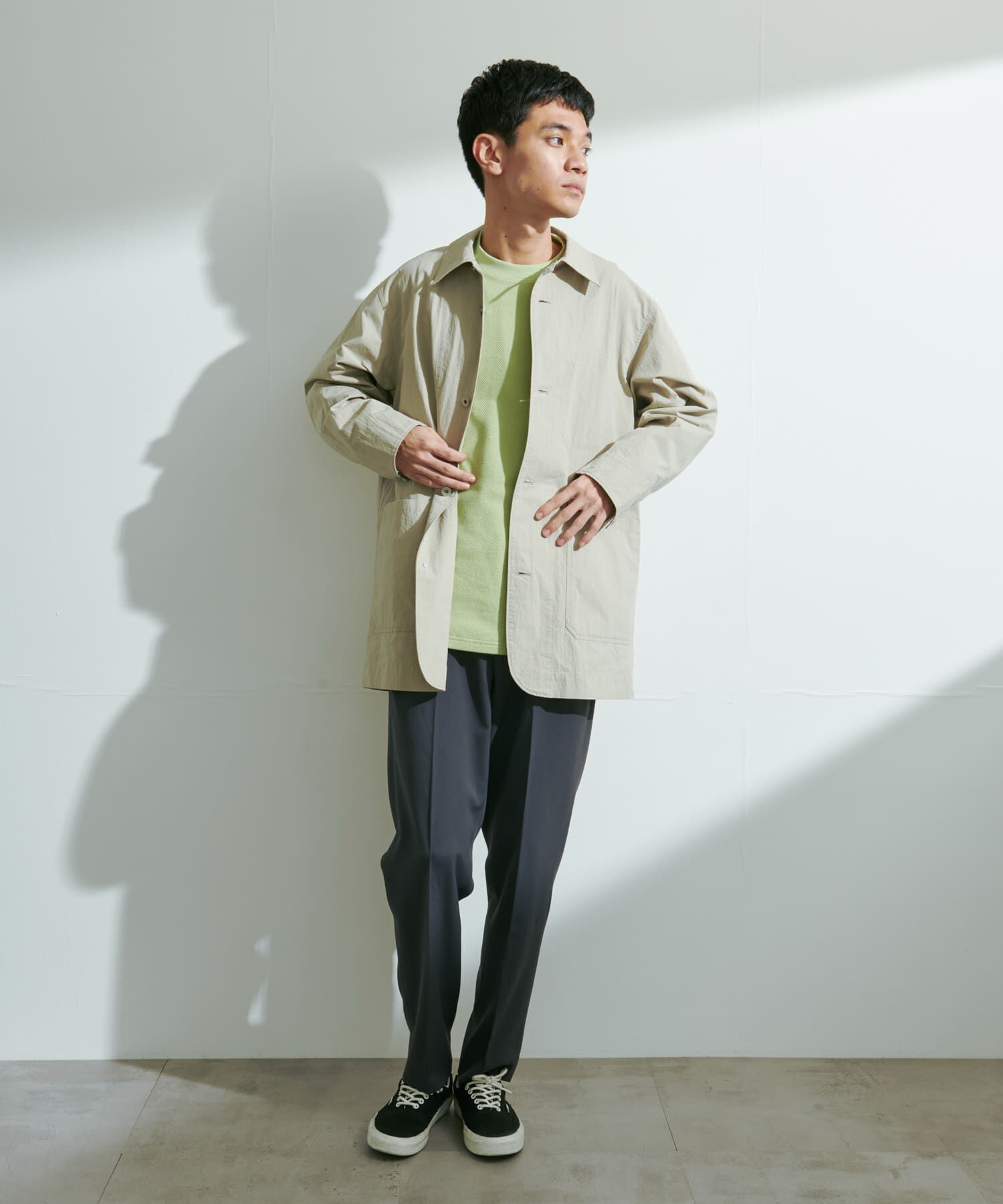 URBAN RESEARCH DOORS「バイオウォッシュ カバーオール ミドルジャケット」|その他|