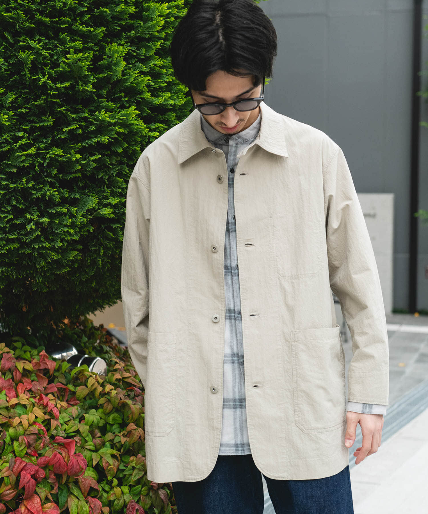 URBAN RESEARCH DOORS「バイオウォッシュ カバーオール ミドルジャケット」|その他|