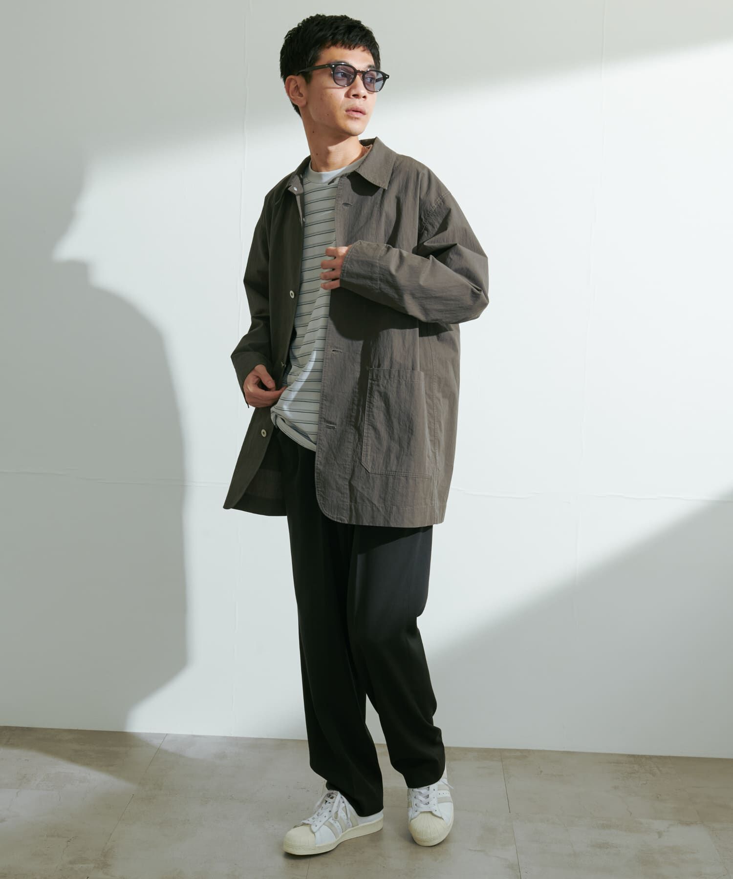 URBAN RESEARCH DOORS「バイオウォッシュ カバーオール ミドルジャケット」|その他|