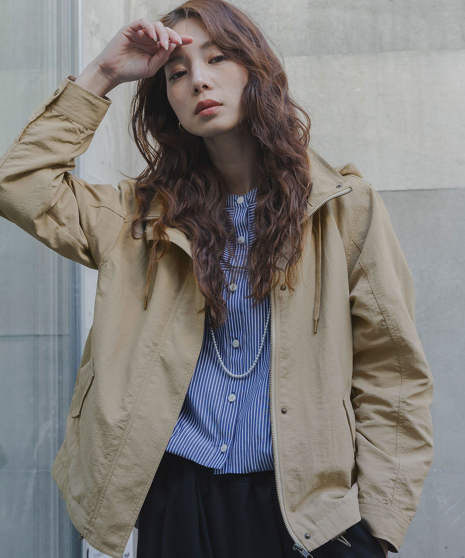 Sonny Label 「多機能マウンテンパーカー」|ノーカラーコート|