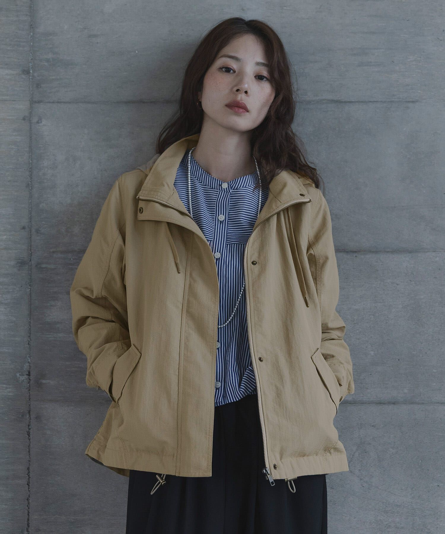 Sonny Label 「多機能マウンテンパーカー」|ノーカラーコート|