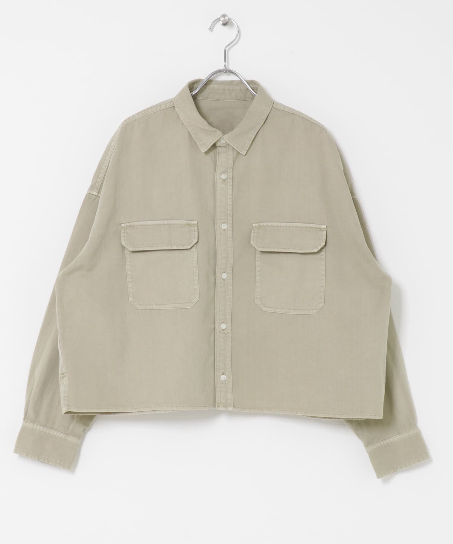 URBAN RESEARCH DOORS「デニムショート丈シャツ」|シャツ・ブラウス|