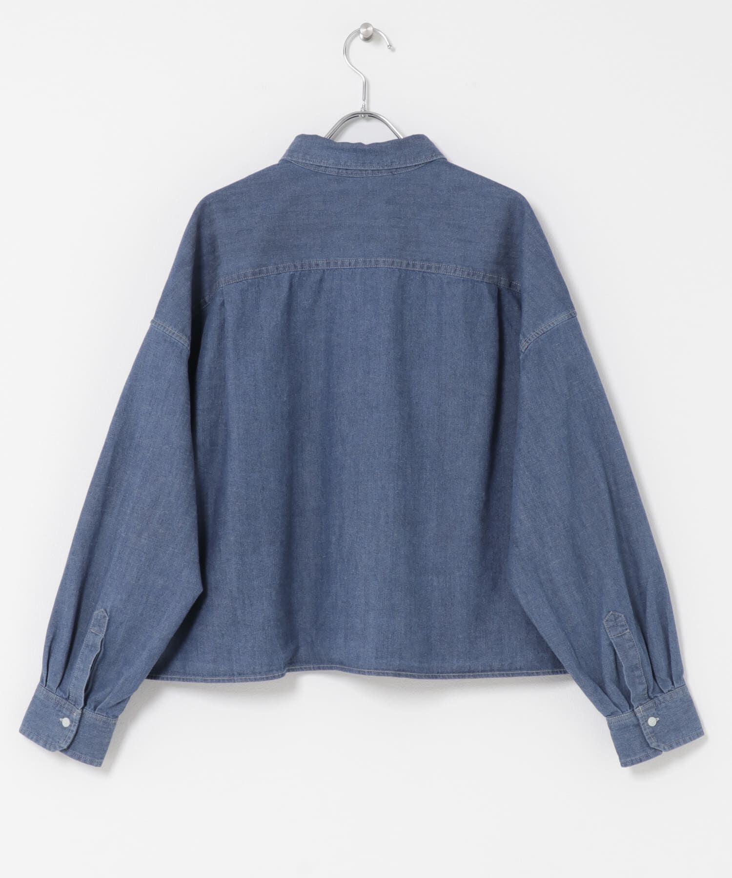 URBAN RESEARCH DOORS「デニムショート丈シャツ」|シャツ・ブラウス|