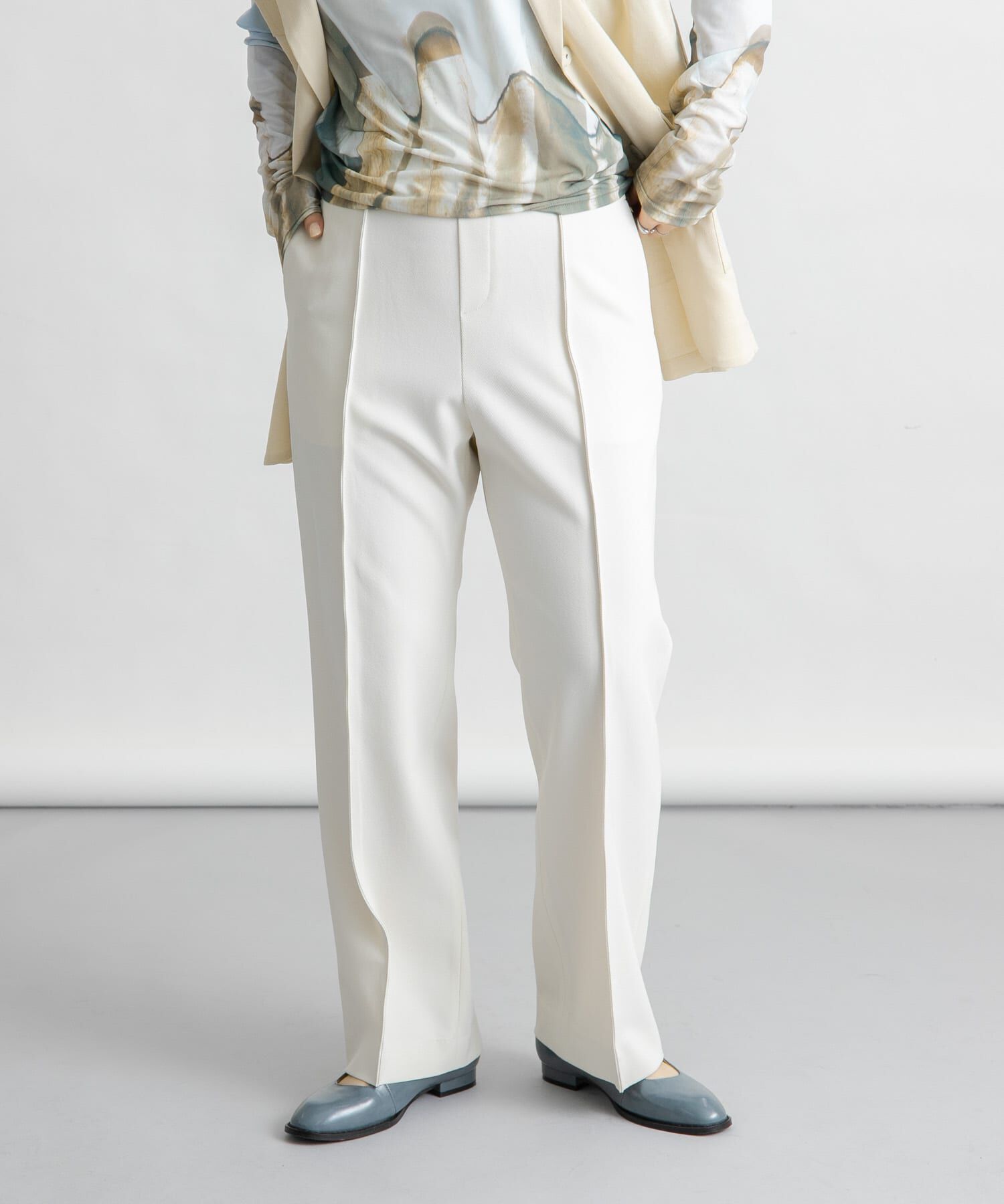  「『2サイズ展開』ピンタックストレートパンツ」|その他|