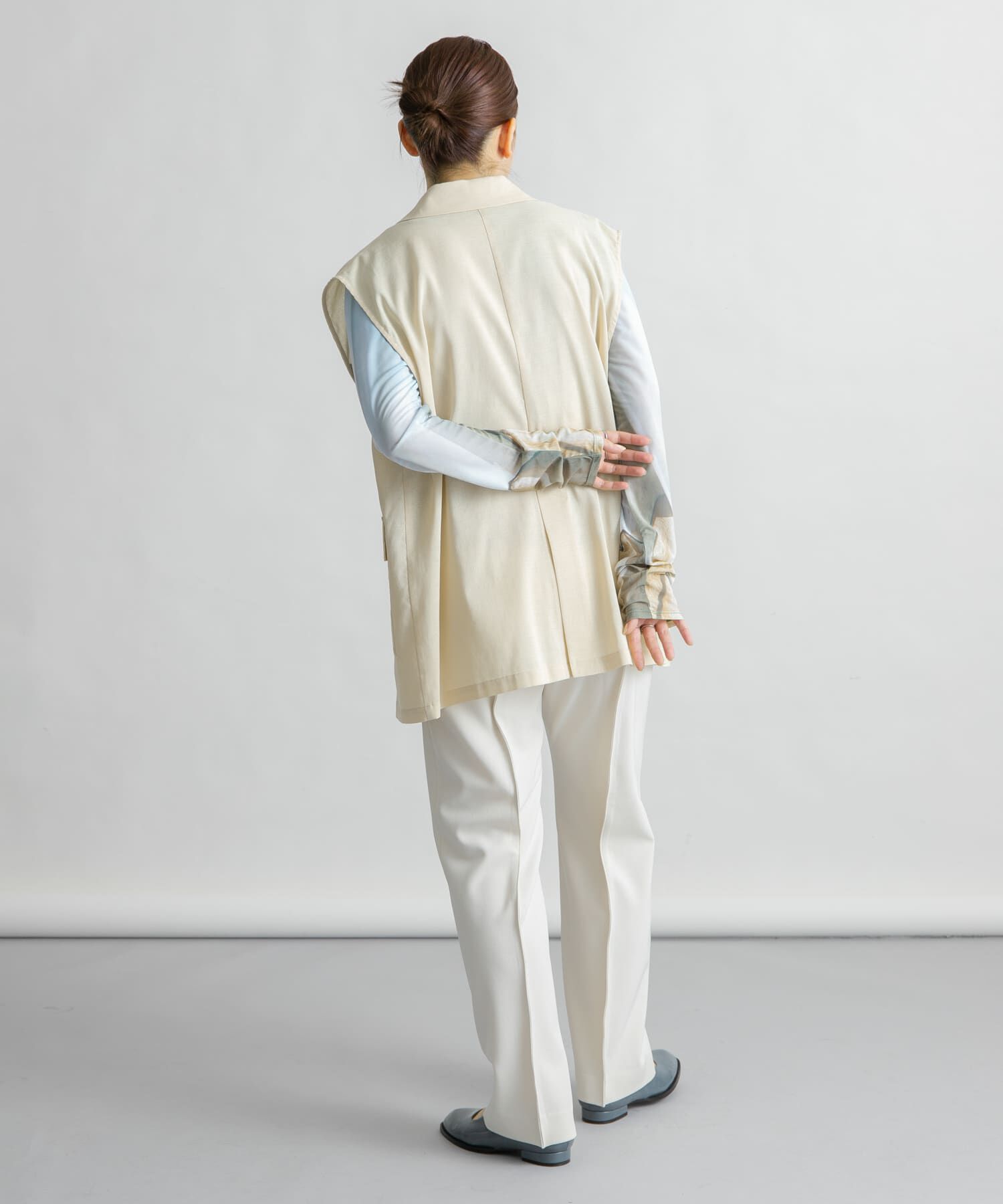  「『2サイズ展開』ピンタックストレートパンツ」|その他|