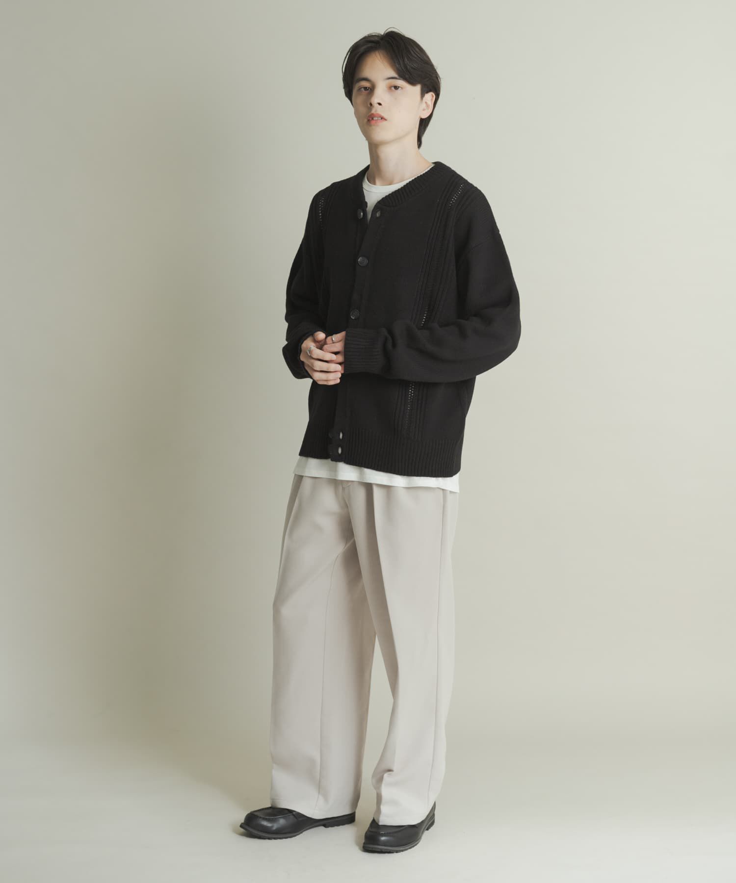 SENSE OF PLACE by URBAN RESEARCH「ハリヌキケーブルニットカーディガン」|カーディガン|