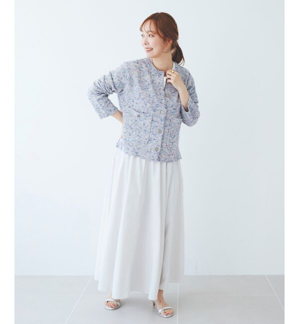 le.coeur blanc「カラーミックスニットジャケット」|その他|