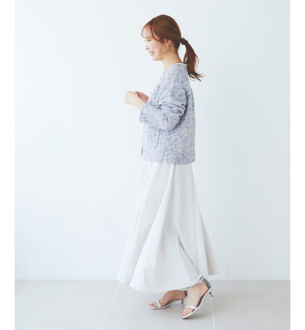 le.coeur blanc「カラーミックスニットジャケット」|その他|