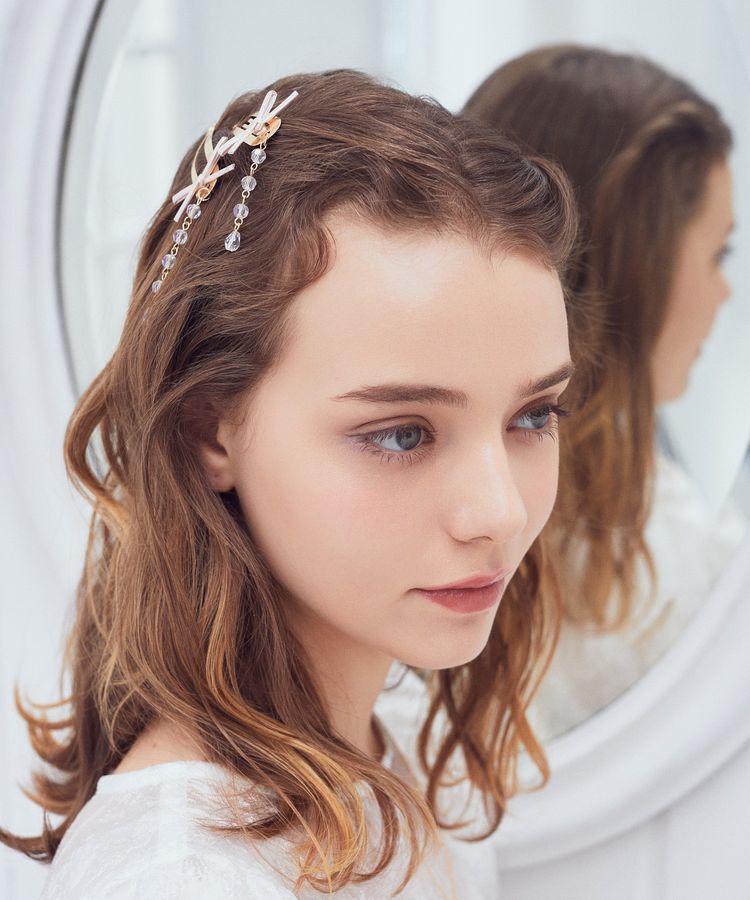 Maison de FLEUR「リボンスリーピンセット」|その他|