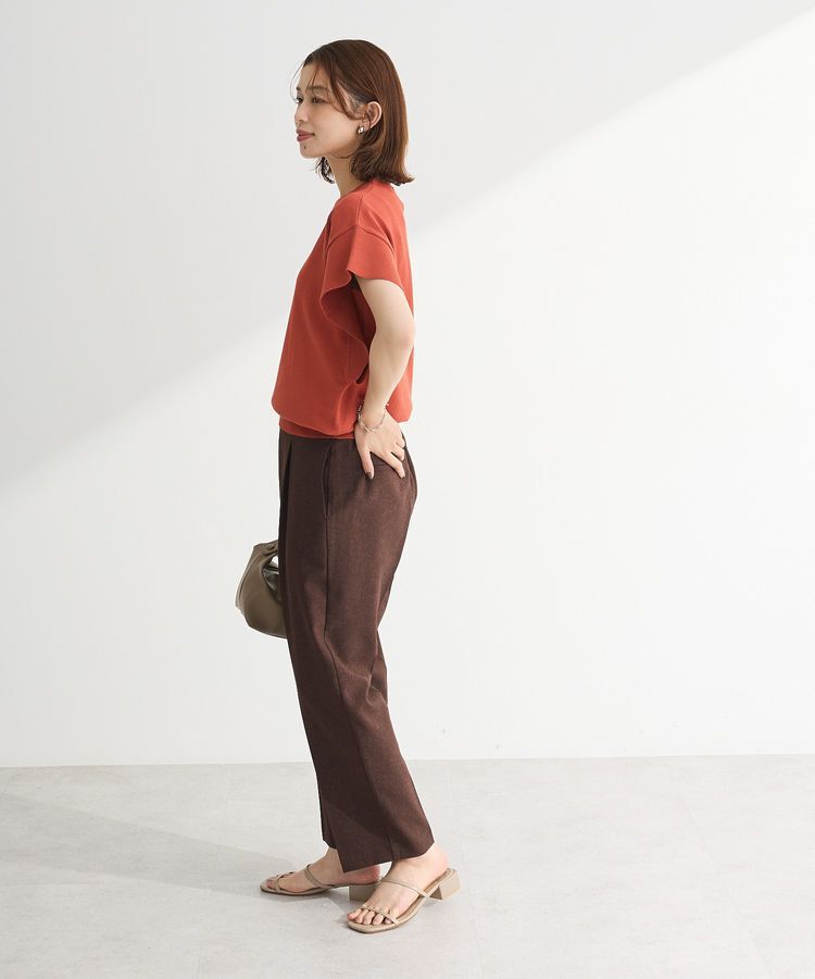 Green Parks「袖フレアフレンチスリーブニットプルオーバー」|ニット・セーター|