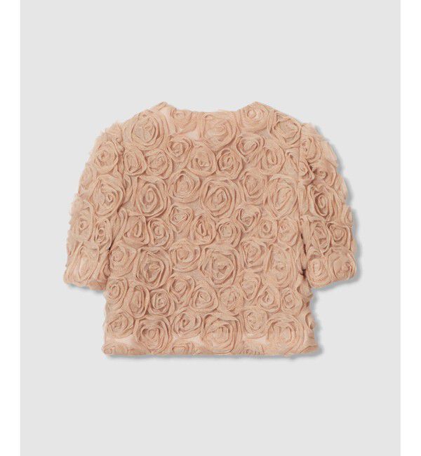 LOULOU WILLOUGHBY「【LOULOU WILLOUGHBY】チュールローズブルゾン」|ブルゾン・スタジャン|