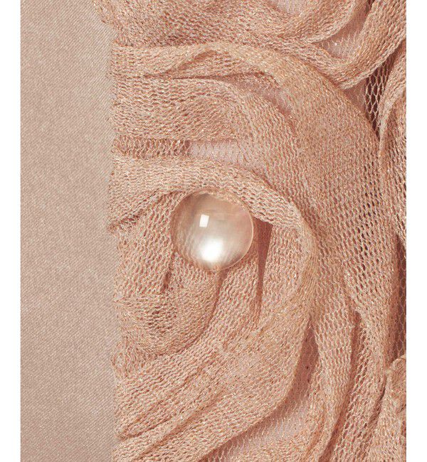 LOULOU WILLOUGHBY「【LOULOU WILLOUGHBY】チュールローズブルゾン」|ブルゾン・スタジャン|