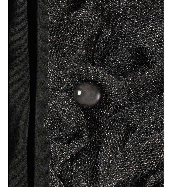 LOULOU WILLOUGHBY「【LOULOU WILLOUGHBY】チュールローズブルゾン」|ブルゾン・スタジャン|