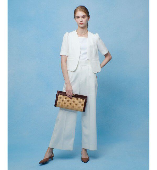 allureville/【LOULOU WILLOUGHBY】ブライトリネンワイドパンツ