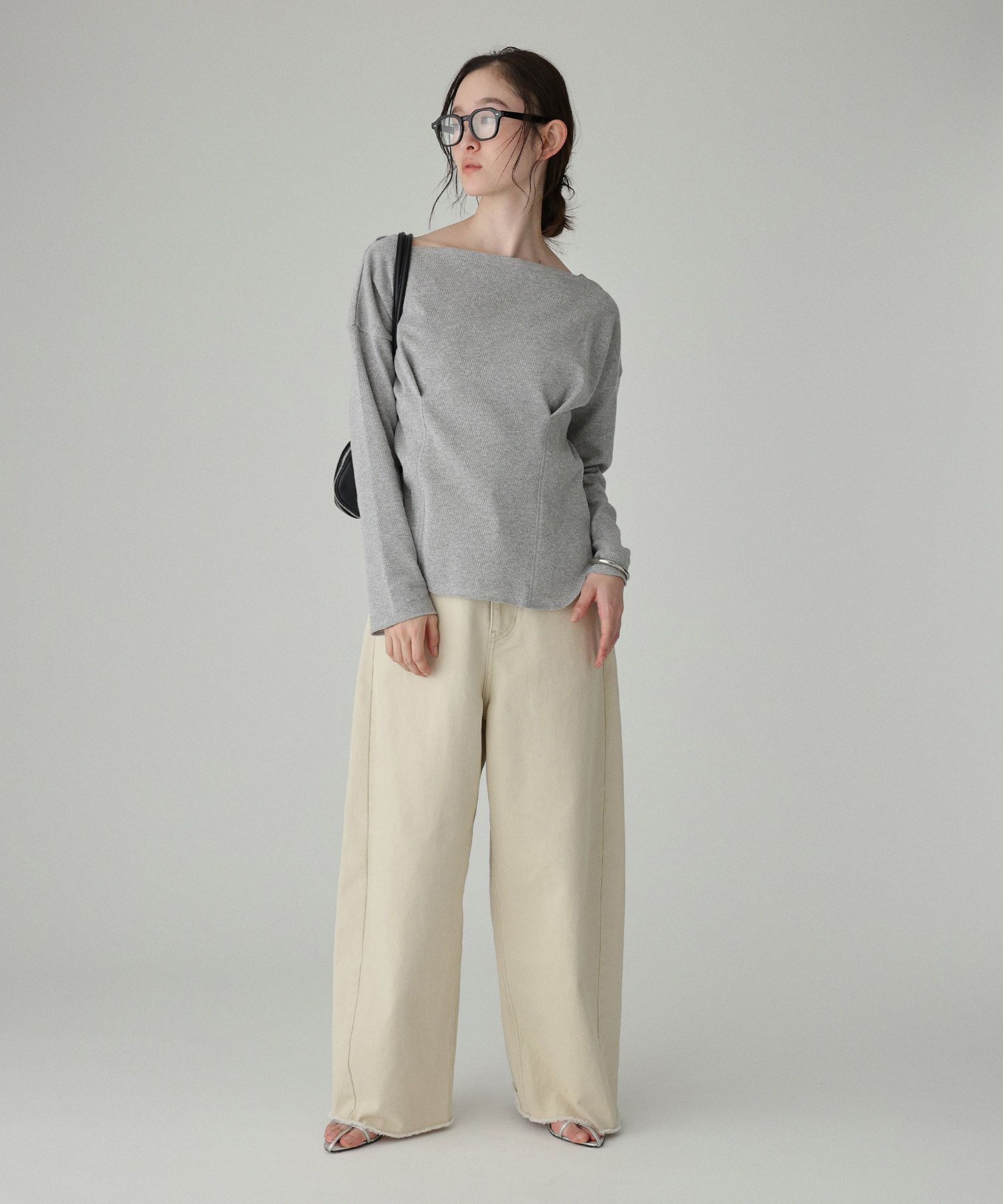 BABYLONE「コットンハニカムプルオーバー」|Tシャツ・カットソー|