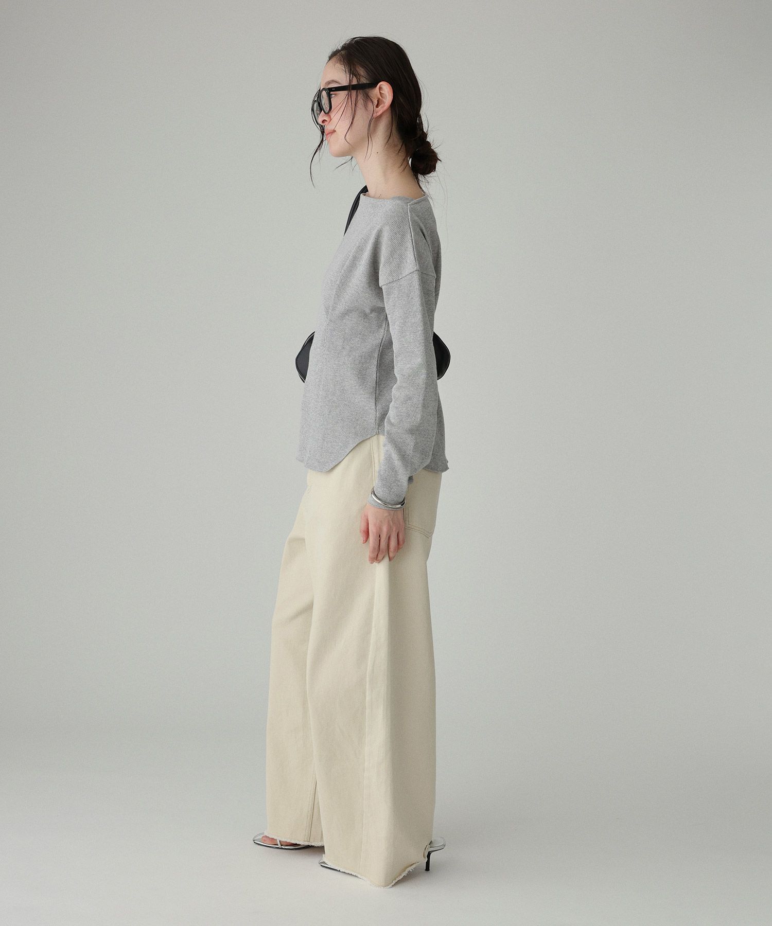 BABYLONE「コットンハニカムプルオーバー」|Tシャツ・カットソー|