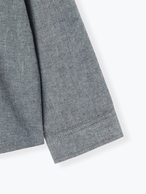 Samansa Mos2 Lagom「ダンガリースタンドカラーシャツ」|シャツ・ブラウス|